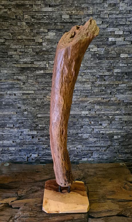 Holzskulpturen Holzobjekte Treibholz Schwemmholz Teak Holzdeko Ho.2118