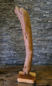 Holzskulpturen Holzobjekte Treibholz Schwemmholz Teak Holzdeko Ho.2118