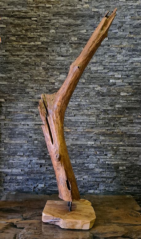 Holzskulptur Holzobjekte HolzkunstTreibholz Schwemmholz Deko