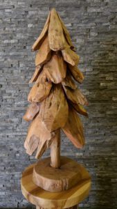Holzskulptur Holzkunst Treibholzbaum Holzobjekte Skulptur Holz Kunst Teak Tannenbaum Treibholzdeko Holzdeko Teakholzobjekte Wurzel Deko Ho.2097 Indonesien