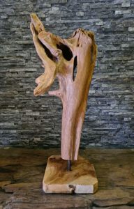 Holzskulpturen Holzskulptur Holzobjekte Treibholz Schwemmholz Deko Statue Wurzeldeko Ho.2098