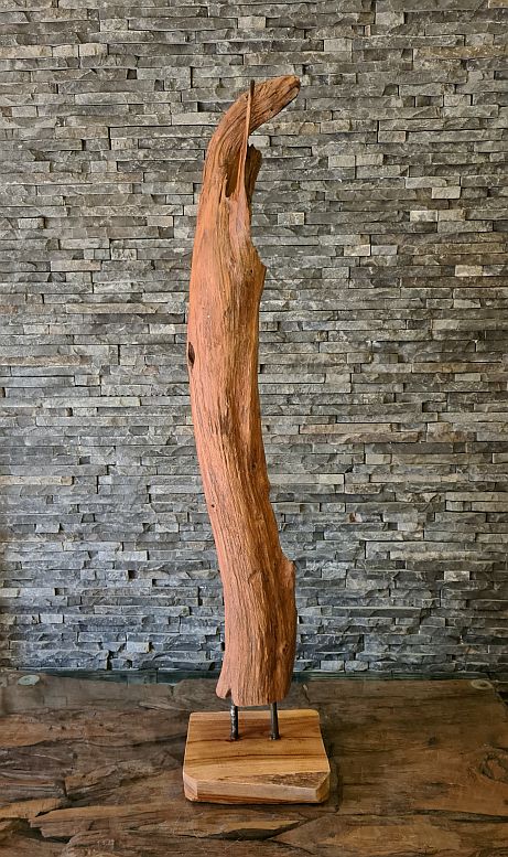Teakholz Wurzelskulptur Treibholz Aufsteller Holzskulptur Schwemmholz Teakholzskulptur Holzobjekt Holzfigure Holzdeko Treibholzdeko Kunst Statue Indonesien