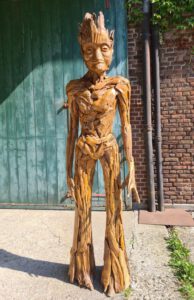 Treibholz Holzskulptur Groot Figur Ho.2088