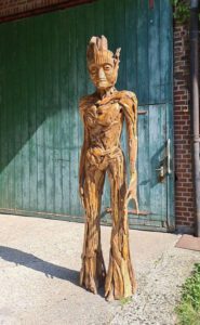 Treibholz Holzskulptur Groot Figur Ho.2088